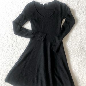Jet-black holiday dress